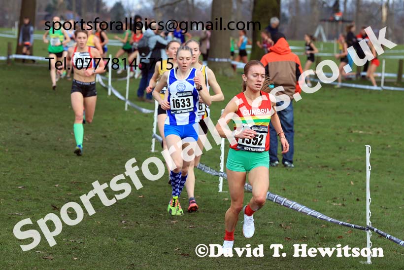 Womens Under-17s, 2024 CAU Inter Counties Cross Country Champs., Wollaton Park, Nottingham. Photo: David T. Hewitson/Sports for All Pics